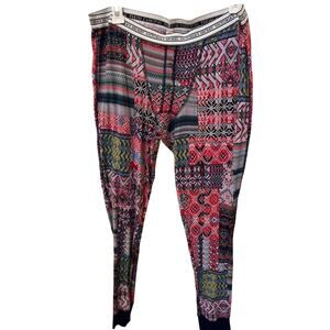 Victoria's Secret Thermal Pajama Bottoms Colorful Comfy Size Large